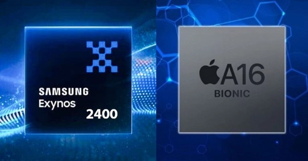 Chip Exynos 2400 trên Galaxy S24, đối đầu A16 Bionic của iPhone 15 trong bài đánh giá Galaxy S24 vs iPhone 15.
